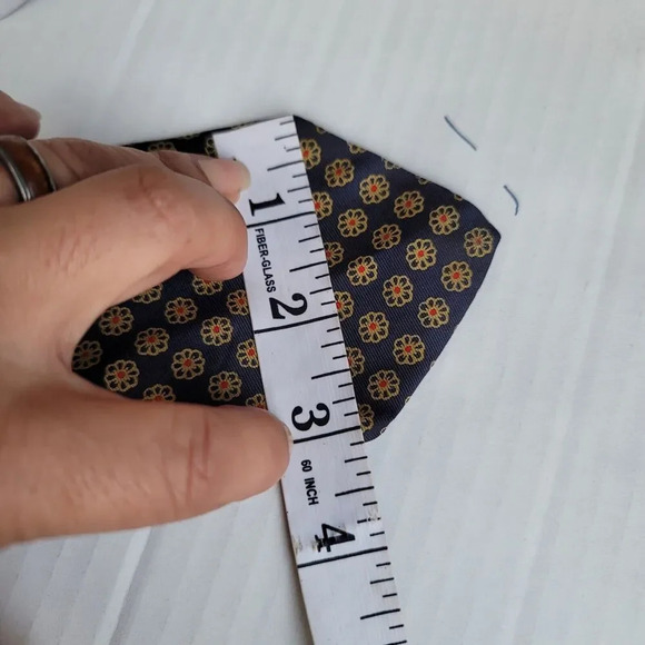 brooks brothers makers Silk tie Blue Dot Print  Made In England - Picture 6 of 6
